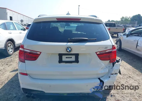 2014 BMW X3 xDrive28I z USA, uszkodzony, nr VIN 5UXWX9C59E0D32464